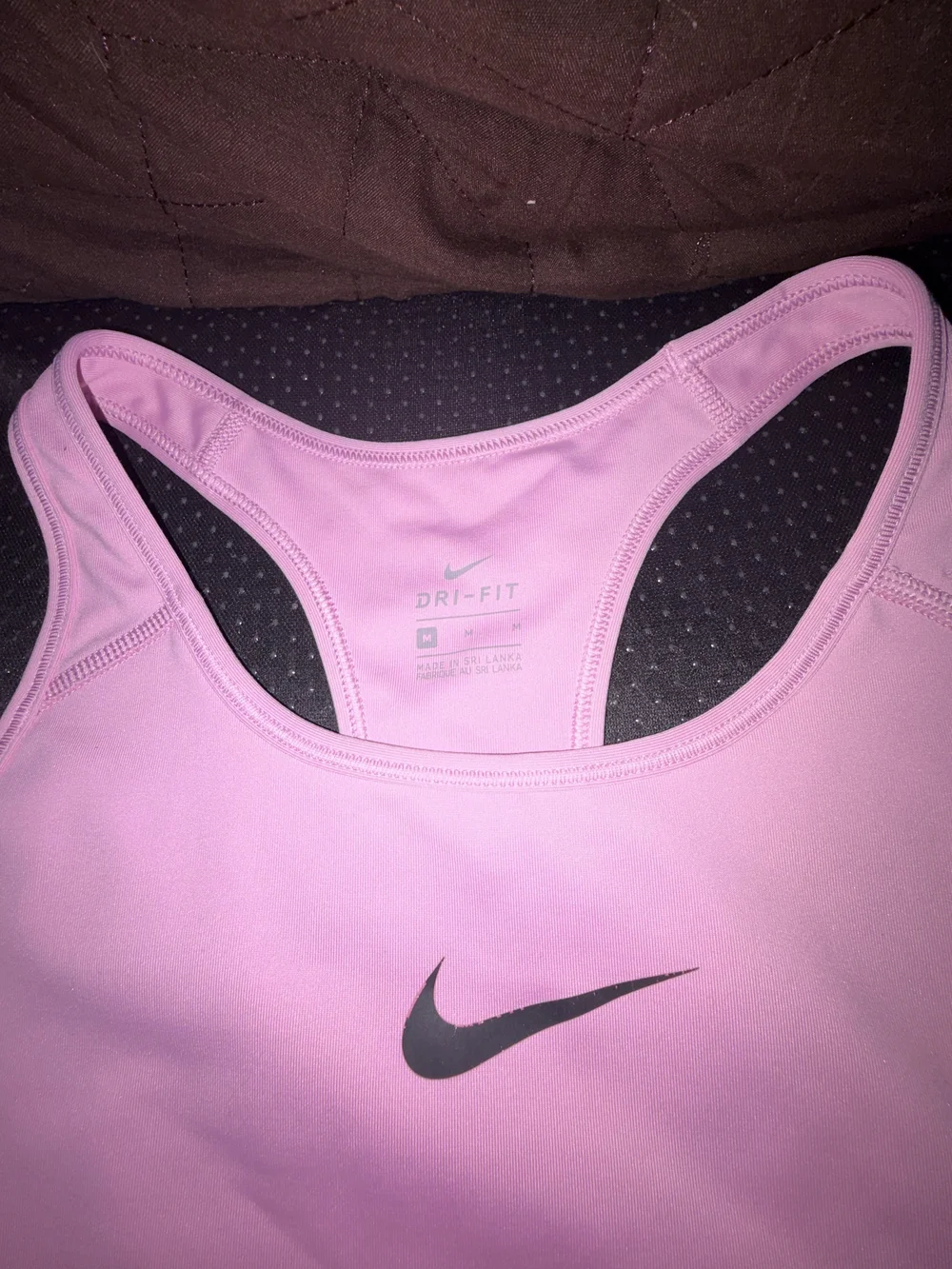 NWOT  Nike Dri-FIT Pink Racerback Sports Bra